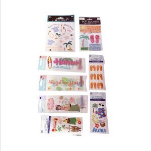 NEW Scrapbook Hawaii Paradise Sticker Bundle Craft Stickers